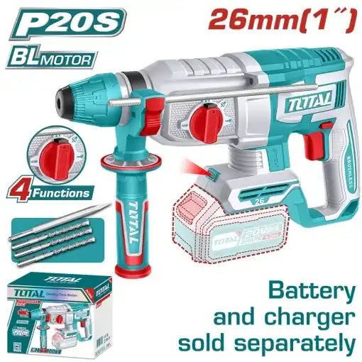 TOTAL - CIOCAN ROTOPERCUTOR LI-ION 20V (NU INCLUDE ACUMULATOR) | Nu rata