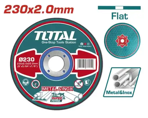 TOTAL - DISC DEBITARE METAL - 230MM | Premium