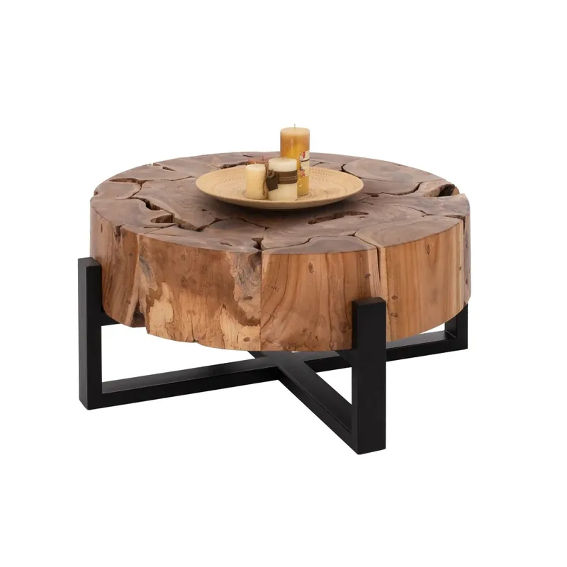 Masuta de cafea WILCOT ROUND Ø80 x 40 CM - Ultima lansare