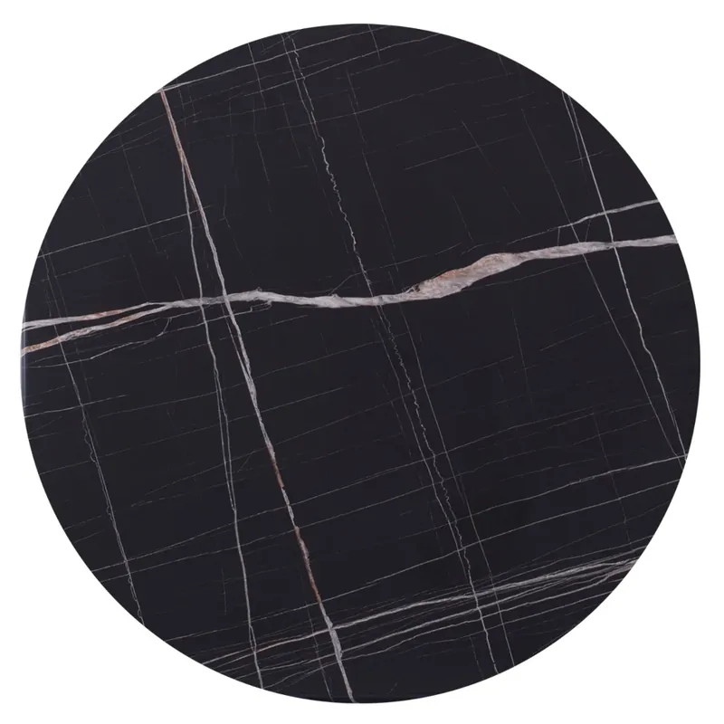 Alegerea clienților | Blat masa WERZALIT DORA MARBLE BLACK Ø60 CM