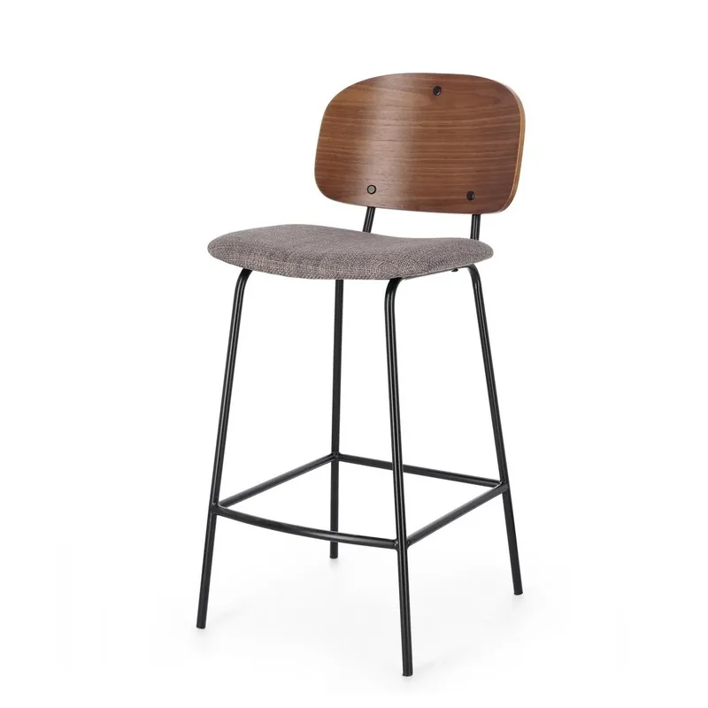 Scaun de bar SIENNA GREY H67 CM | Preț special