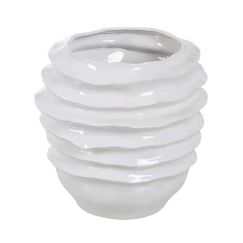 Calitate excelentă - Vaza AUGUSTUS WHITE H46 CM