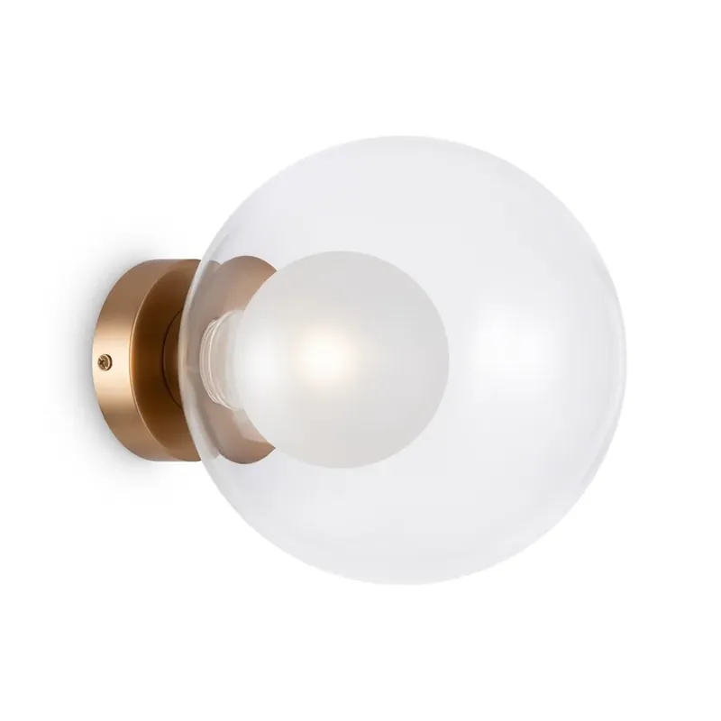 Preț outlet - Aplica de perete MENTO GOLD/CLEAR