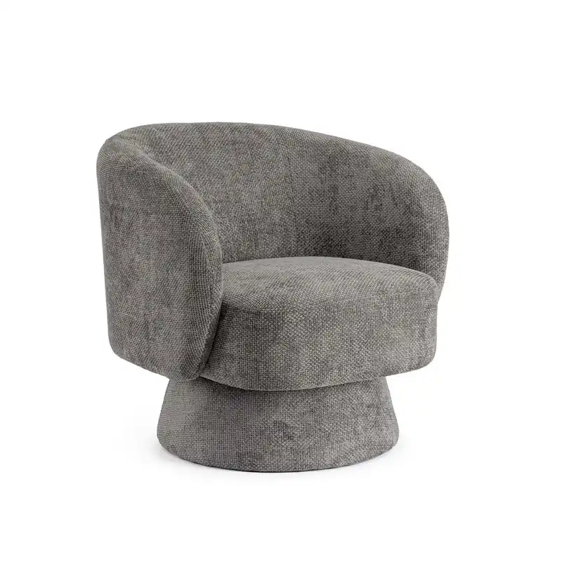 Reducere extra | Fotoliu JULIENNE DARK GREY SWIVEL